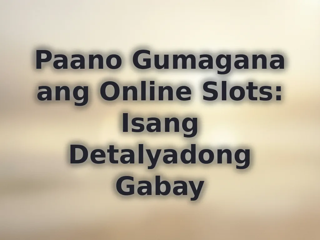 Slot Mechanics Explained